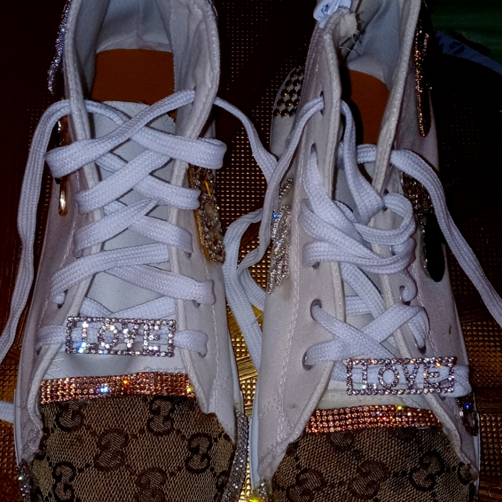 Custom Made Sneakers SIZE 8 WOMEN